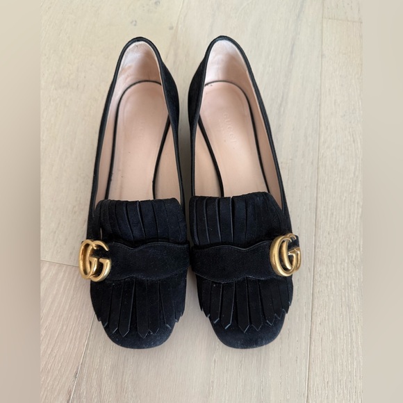 Authentic pre-owned Gucci suede pumps size 36.5 - Picture 4 of 9